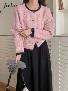 45453467943134 Winter Fashion Jackets, Chic Cardigan, Cardigan Women, Pink Jacket, Sweater Coats, Coat Dress, Cardigans For Women, Running Errands, Dress Collection