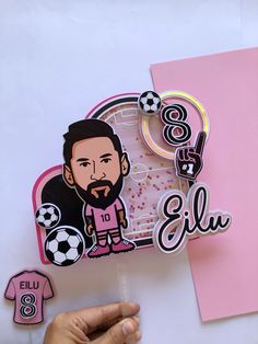 Messi Birthday, Men's Soccer Teams, Inter Miami, Topper Cake, Graduation Diy, Party Needs, Silhouette Cameo Projects, Cameo Projects, Diy Party Decorations