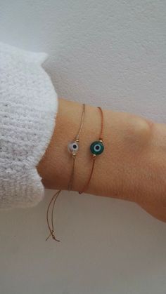 Evil Eye Bracelet. Evil Eye Cord Bracelet. Evil Eye String | Etsy Cyprus Handmade Adjustable Eye-shaped Jewelry, Bohemian Adjustable Eye-shaped Jewelry, Adjustable Bohemian Eye-shaped Jewelry, Bohemian Eye-shaped Adjustable Jewelry, Minimalist Adjustable Beaded Bracelets With Evil Eye, Minimalist Beaded Bracelet With Evil Eye For Gift, Adjustable Evil Eye Beaded Bracelets For Everyday, Minimalist Adjustable Evil Eye Bracelet, Trendy Adjustable Evil Eye Bracelet