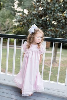 At Last Heirloom Dress in Pink - Etsy Smocked Baby Dresses, Lace Panel Dress, Heirloom Dresses, Girls Special Occasion Dresses, French Dress, Calf Length Dress, Christening Dress, Pink Gowns, Pageant Dress