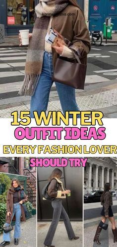 Stylish Warm Winter Outfits, Jean Winter Outfits, 2024 Winter Fashion, Model Winter Outfits, Winter Outfits Sporty, Twee Fashion, Affordable Winter Outfits, Korean Winter Outfits