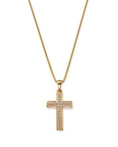 Bloomingdale's Fine Collection Men's Diamond Cross Pendant Necklace in 14K Yellow Gold, 1.0 ct. t.w. - Exclusive Diamond Cross Pendants, Diamond Cross, Cross Pendant Necklace, Cross Pendant, Jewelry Accessories, Yellow Gold, Pendant Necklace, Pendant, Yellow