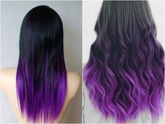 Dyed Hair Purple, Side Bangs, Alternative Hair, Hair Dye Colors, Dye My Hair, Purple Hair, Ombre Hair, Hair Highlights, Hair Inspo