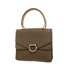 Used Celine Handbag Macadam Brown Ladies (Sku: Gzl12wnh) === General === Brand : Celine === Design === Type : Handbag Material : Pvc Color : Brown Hardware Color : Gold Gender : Women === Size === Size (Hxwxd) : 19.5cm X 21cm X 6.5cm / 7.67'' X 8.26'' X 2.55'' === Included Items === Accessories : None Accessories Notice : Before Purchasing, Please Refer To The Images Of The Accessories Included With The Item. === Condition === Condition : Used (Good) Ranking : Rank Ab Used - Traces Of Usage, Scr Celine Bag Luggage, Celine Shoulder Bag, Celine Handbags, Celine Bags, Canvas Handbags, Brown Canvas, New Bag, Luggage Bags, Luxury Branding