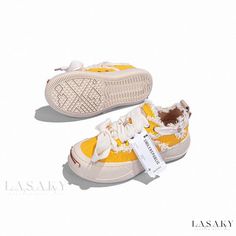 Lasaky - Leisurely Life Shoes with Soft Sole White Sole Vulcanized Canvas Shoes With Round Toe, White Vulcanized Sole Canvas Shoes With Round Toe, White Sole Canvas Shoes With Vulcanized Sole, White Vulcanized Canvas Shoes With Round Toe, Spring Platform Canvas Shoes With Closed Toe, Canvas Shoes With Laces And White Sole, Sneakers With Vulcanized Sole And Round Toe, White Sneakers With Vulcanized Sole, White Vulcanized Sole Sneakers With Closed Toe