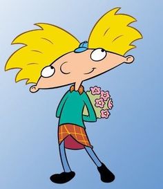 a cartoon character holding flowers with the caption that reads, that moment where you learn that guy who created hey andy went to evergreen state college