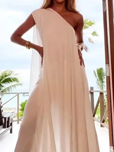 UOOZEE One Shoulder Jumpsuit, Beach House, One Shoulder, Prince, Wide Leg, Jumpsuit, Solid Color, Yoga, My Closet