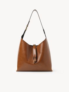 Chloé Small Marcie Hobo Bag In Shiny Leather | Chloé US Small Bracelets, Bag Collection, Chloe Bag, Leather Tassel, Small Leather Goods, Leather Working, Hobo Bag, Order Online, Camera Bag