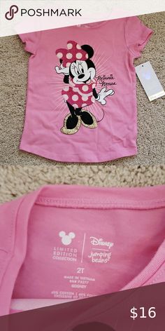 Disney Jumping Beans Minnie Mouse Shirt NWT Brand New With Tags, Disney Jumping Beans Minnie Mouse Shirt NWT. 2T, Pink. Adorable design with sequins. Limited Edition Collection. Disney Shirts & Tops Tees - Short Sleeve Fun Pink Minnie Mouse Top, Pink Long Sleeve Minnie Mouse Top, Cute Minnie Mouse Long Sleeve T-shirt, Cotton Minnie Mouse Shirt With Short Sleeves, Cute Minnie Mouse Cotton Top, Pink Cotton Minnie Mouse Tops, Cute Long Sleeve Minnie Mouse T-shirt, Cute Pink Mickey Mouse Tops, Cute Pink Mickey Mouse Top