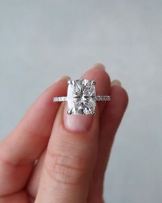 Elongated Cushion Cut Moissanite Ring, 14K White Gold Fancy Diamond Ring, Anniversary Promise Ring, Birthday Wedding Gift, Minimalist Ring  elongated cushion ring, cushion diamond ring, cushion cut ring, gold engagement ring, gold moissanite ring, fancy diamond ring, 14k white gold ring, wedding ring, anniversary gift, sterling silver ring, gift for bride, birthday gift, classic ring, proposal ring, ring for women, cz engagement ring, handmade jewelry, personalized gift *Product Details * Product Type: Ring Gold Purity: 10KT Solid, 14KT Solid, 18KT Solid & Silver (S925) Metal Tone: Yellow/White/Rose * STONE DETAILS * ------------------------------------------- ✦ Center Stone : Moissanite ✦ Cut : Elongated Cushion Cut ✦ Weight : 3 Ct (Approx.) ✦ Size: 9x7 mm ✦ Color: Colorless ✦ Clarity: VV Elongated Cushion Cut Ring, Engagement Ring Elongated Cushion, Cushion Cut Moissanite Engagement Ring, Antique Cushion Cut, Moissanite Engagement Ring Cushion Cut, Fancy Diamond Ring, Cushion Diamond Ring, Elongated Cushion Cut, Antique Cushion