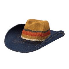 PAPER STRIPED COWBOY W/ WIRED BRIM UPF 50 San Diego Hat, Tractor Supply, Sun Hats, Upf 50, Tractor, Women's Accessories, Caps Hats, San Diego, Accessories Hats