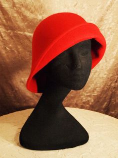 Hello, This cloche is one of our most versatile hats and can be styled in six different ways. Made of 100% wool felt, this hat fits all sizes and lifestyles. It can be worn in any weather and easily packable for travel. This is one size. The unstructured shape doesn't mess up your hair. It's one of our most popular hats for a reason!  This is available in several colors, please see our other listings if you'd like to check out all of the available options. It can be found in:  -Red -Black -Plum Popular Hats, Cloche Hats, Kingston Ny, Black Plum, Hat Fits, Love Hat, Cloche Hat, Felt Hat, Mess Up