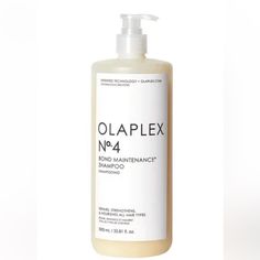 Description The N.4 Bond Maintenance Shampoo, Infused With Patented Olaplex Bond Building Technology, Is A Highly Concentrated Reparative Shampoo That Hydrates And Nourishes Hair. Benefits - Improves Manageability And Softness. - Increases Shine And Leaves Hair Looking Healthier. - Helps Prevent Breakage And Split Ends. Made In The Usa Condition - Brand New - Sealed - Unused Olaplex Shampoo, Hair Color Shampoo, Sensitive Scalp, Clarifying Shampoo, Body Stickers, Color Shampoo, Sulfate Free Shampoo, Nourishing Hair, Split Ends