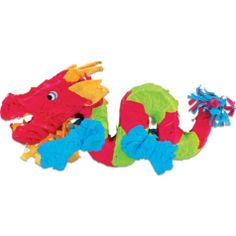 a colorful dragon toy is shown on a white background