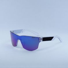 Dior DIORXTREM M2U J5A7 Transparent/Blue To Purple Gradient Mirror Blue To Purple Gradient, Transparent Frame, Men Dior, Purple Gradient, Dior Sunglasses, Shield Sunglasses, Retail Packaging, Face Shapes, Sunglasses Accessories