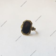 American Diamond Ring, Gift For New Year, Goth Steampunk, Black Ring, Black Onyx Stone, Black Onyx Ring, Gothic Steampunk, Ring Black, 925 Silver Ring