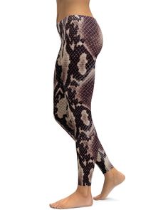 Womens Workout Yoga Anaconda Snake Skin Leggings Black/White/Brown | Gearbunch.com Anaconda Snake, Skin Leggings, Earthy Brown, Yoga Pose, Anaconda, Printed Leggings, Fashion Lover, Yoga Poses, Snake Skin