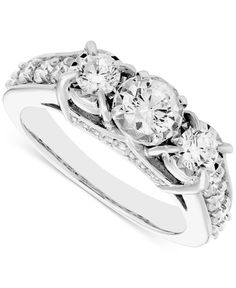 in stock Macy's Diamond White Rings, Macy's White Gold Diamond Ring With Prong Setting, Elegant Macy's Rings For Anniversary, Macy's Silver Diamond Ring With Prong Setting, Macy's Round Diamond Ring With Diamond Accents, Macy's Diamond Ring With Diamond Accents, Classic Silver Diamond Ring From Macy's, Macy's Wedding Jewelry With Prong Setting, Macy's Diamond Cut Wedding Ring