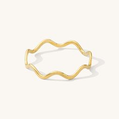 Wavy Ring Wavy Ring, Love Knot Ring, Multiple Rings, Gold Filled Ring, Dainty Bracelets, Morning Yoga, Wash Your Hands, Stud Earrings Set, Ring Size Guide