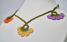 Handmade Crochet Colorful Necklace, Flower Necklace, Great Gift, Perfect Accessory It is beautifully handcrafted. It is a great gift for your girlfriend, mother, or anyone who loves handmade accessories! Feel free to reach us out if you have any questions. Ready to be shipped in 1 business day. Yellow Crochet Bohemian Jewelry, Multicolor Necklaces With Handmade Flowers For Gift, Yellow Bohemian Crochet Jewelry, Multicolor Flower Necklace For Gift, Multicolor Flower-shaped Jewelry For Crafting, Handmade Multicolor Flower Necklace, Handmade Yellow Flower Necklace, Handmade Yellow Flower Pendant Necklace, Yellow Crochet Jewelry Gift