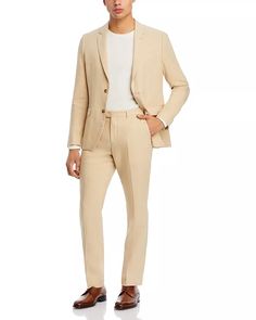 Paul Smith - Soho Linen Extra Slim Fit Suit Formal Wedding Attire, Slim Fit Suit Men, Slim Fit Suit, Fitted Suit, Suit Separates, Wedding Attire, Paul Smith, Soho, Mens Suits