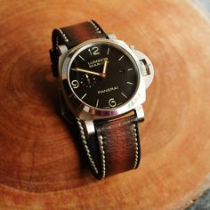 This Panerai Watch Band is made from premium cowhide leather which is done by hand on every single stages ,with traditional way to create strap. Include Buckle ( available Silver or Black color ) Strap : Material : Genuine Premium Leather, The Patina will develop in the leather during wearing time The leather is soft and very comfortable, no need break in period. Stitching and edge color can be changed on request. Thickness : For Panerai strap around 3.5 - 4 mm Our Strap Measurement : - 110/65mm Brown Leather Strap For Round Dial Watches, Vintage Silver Leather Watch Accessories, Timeless Brown Watch With Bracelet Strap, Leather Watch Band With Palladium Hardware As Gift, Silver Leather Watch Bands With Round Dial, Silver Leather Watch Bands With Stainless Steel Clasp, Silver Leather Watch With Bracelet Strap, Silver Leather Bracelet Strap Watch, Brown Watch Bracelet Strap With Round Dial