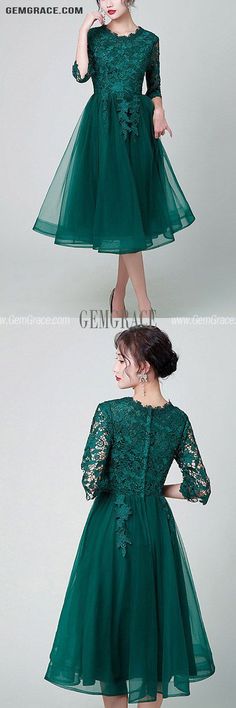 10% off now|Free shipping world-wide. Pretty Green Lace Midi Tulle Party Dress For Semi Formal at GemGrace. Click to learn our pro custom-made service for wedding dress, formal dress. View #BridalPartyDresses for more ideas. Tulle Party Dress, Best Wedding Guest Dresses, For Wedding Dress, Semi Formal Dresses, Bridal Party Dresses, Pretty Green, Lace Midi, Online Wedding Dress, Dress Formal