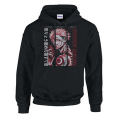 This Jujutu Kaisen anime-inspired unisex hoodie featuring It Ryomen Sukuna, is perfect for fans of the series looking for a cozy and stylish addition to their wardrobe. Made with a medium-heavy fabric blend of 50% cotton and 50% polyester, it offers warmth and comfort for cooler days. The spacious kangaroo pouch pocket, drawstring hood, and seamless construction make it both functional and fashionable. Ideal for anime lovers, this hoodie is great for casual everyday wear, conventions, cosplay ev Hoodie Sweatshirt With Drawstring Hood For Cosplay, Anime Style Hooded Winter Sweatshirt, Pop Culture Hooded Sweatshirt With Character Print, Hooded Techwear Sweatshirt For Cosplay, Winter Anime Style Hooded Sweatshirt, Winter Cosplay Hoodie With Cartoon Print, Anime Character Print Hooded Sweatshirt, Anime Hooded Sweatshirt With Character Print, Anime Style Cotton Hoodie With Character Print