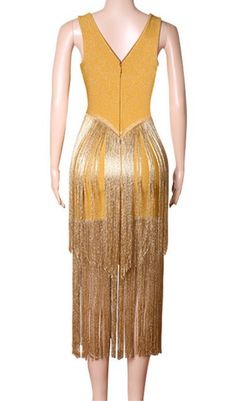 Our Yellow Tassels Midi Bandage Dress exudes luxury and we know you'll be glowing in this one. The elegant and etherealize tassel dress. swaying the aesthetic feeling of appearance. stylish and romantic. Pair with your favorite heels and you'll be ready for date night. Stretch fabric Hidden zipper on reverse Shop moreMidi Dresseshere Gentle Dry Clean Only Please refer to ourregular sizefor the best fit. Do not size up or down. " Office Wear Dresses, Office Wear Women, Midi Pencil Dress, Bandage Midi Dress, Tassel Dress, Dress Women Elegant, Coral Dress, Denim Mini Dress, Work Wear Women