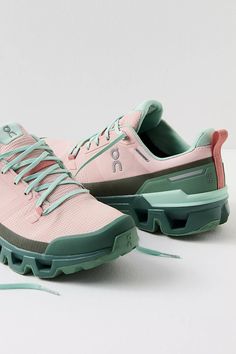 Cloudwander Waterproof Sneakers | Free People Sporty Hiking Boots With Vibram Sole And Ergonomic Fit, Functional Trail Running Shoes With Abzorb Midsole For Outdoor, Pink Sporty Walking Shoes For Outdoor, Sporty Pink Walking Shoes For Outdoor, Waterproof Pink Sneakers For Hiking, Pink Waterproof Sneakers For Hiking, Pink Waterproof Sneakers For Outdoor Activities, Pink Waterproof Sneakers For Outdoor, Functional Waterproof Pink Sneakers