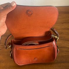 Polo Ralph Lauren Brown Leather Saddle Purse Bag W/Removable Leather Shoulder Strap Great Condition Amazing Quality Saddle Purse, Ralph Lauren Bags, Caving, Lauren Brown, Purse Bag, Saddle, Polo Ralph, Brown Leather, Satchel