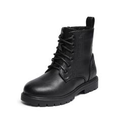 Dream Pairs Boys Girls Side Zipper Combat Ankle Boots Kids School Ankle Boots KBO211 BLACK/PU Size 7 Toddler. The smooth leather upper makes the boots easy to clean, and it is water-resistant. Gender: unisex. Girls Fall Boots, Girls Chelsea Boots, Biker Boots Outfit, Boys Ankle Boots, Boots For Boys, Black Biker Boots, Girls Combat Boots, Kids Ankle Boots, Girls Ankle Boots