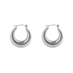 0 Minimalist Metal Hoop Earrings For Everyday, Tarnish Resistant Rounded Earrings For Everyday, Everyday Metal Earrings, Minimalist Oval Everyday Earrings, Trendy Oval Everyday Earrings, Trendy Oval Earrings For Everyday, Trendy Oval Jewelry For Everyday, Chic Oval Earrings For Everyday, Minimalist Oval Metal Hoop Earrings