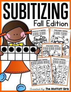 an orange and white poster with the words subtizing fall edition