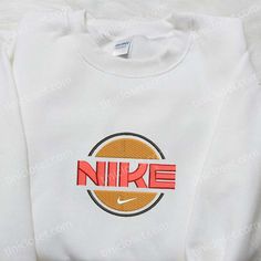 Product detail: White Sweatshirt With Machine Embroidery For Streetwear, White Crew Hoodie With Embroidered Graphics, White Hoodie With Embroidered Graphics, White Crew Neck Hoodie With Letter Embroidery, White Embroidered Hoodie For Streetwear, White Embroidered Crew Hoodie, White Embroidered Crew Neck Hoodie, White Machine Embroidered Tops For Streetwear, White Embroidered Sweatshirt For Winter