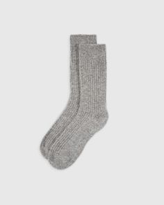 Cashmere Socks | Quince Cashmere Socks Woman, Quince Cashmere, Home Floors, Grey Socks, Cashmere Socks, Trouser Socks, On Clouds, Walking On Clouds, Warm Socks