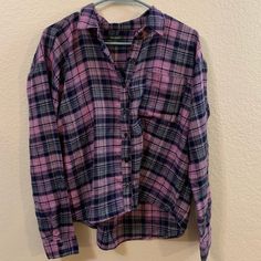 Wild Fable From Target Purple Flannel / Plaid Button Up Size Small Boyfriend Boxy Fit Excellent Condition Only Has Been Tried On, Never Worn No Signs Of Wash Or Wear No Flaws Casual Pink Button-up Flannel Shirt, Trendy Purple Shirt With Buttons, Casual Purple Shirt With Buttons, Casual Lavender Button-up Shirt, Casual Purple Shirt With Button Closure, Trendy Purple Shirt With Button Closure, Purple Flannel, Wild Fable, Plaid Flannel