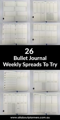 bullet journal weekly spreads inspiration minimalist layout horizontal vertical checklist scheduling habit school blog Bullet Journal Calendrier, Weekly Log, Digital Bullet Journal, Bullet Journal Monthly Spread, Bullet Journal Weekly, Bullet Journal Spreads, Bullet Journal 2019, Journal Stuff