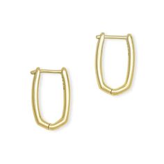 Kendra Scott | Ellen Huggie Earrings in 18k Gold Vermeil - Giddy Up Glamour Boutique Plating Techniques, Giddy Up Glamour, Kendra Scott Earrings, Huggie Earrings, Monogrammed Items, Kendra Scott Jewelry, Huggie Hoop Earrings, Elegant Earrings, Gold Hoop