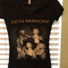 a black shirt with the words fifth harmony on it