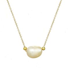 A timeless staple, the Charlotte will bring a simple elegance to any outfit. For a fun spin you can dress it down with a tank and jeans. Gold Ball Necklace, Ball Necklace, Simple Elegance, Fresh Water, Freshwater Pearls, Pearl Necklace, Gold Plate, Bring It On, Gold