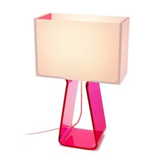 Tube Top Table Table Pablo Designs Lamp Colors, Multiple Table, Maximalism Decor, Small Bedroom Ideas For Women, Body Tube, Plastic Fabric, Traditional Lamps, All Of The Lights, Pink Body