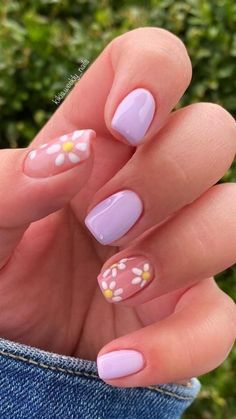 Manikur Kuku, Lilac Nails, Short Gel Nails, Aesthetic Nails, Simple Gel Nails, Summery Nails, Her Nails, Cute Gel Nails, Nagel Inspo