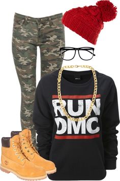 "RUN DMC" BY BEAUTIISOCIAL ? LIKED ON POLYVORE! Hip Hop Party Outfit, 90s Party Outfit Hip Hop, 90s Outfit Party Hip Hop, 90s Outfits Party, Look Hip Hop, 90s Party Outfit, 90s Theme Party, 90s Fashion Outfits Hip Hop, Fashion Guys