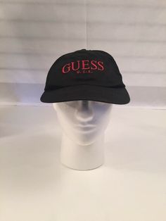 Find Vintage 90's Guess Jeans Usa Red Logo - Black Snapback Cap Hat on eBay in the category Clothing, Shoes & Accessories>Men>Men's Accessories>Hats. Black Snapback, Red Logo, Logo Black, Guess Jeans, Snapback Cap, Men's Accessories, Accessories Men, One Size Fits All, Caps Hats