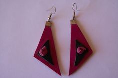 Unique handmade cute leather earrings , perfect for present Elegant Leather Earrings For Gift, Elegant Leather Earrings As Gift, Elegant Leather Earrings Perfect For Gifts, Leather Earrings As A Gift, Unique Pink Jewelry For Everyday, Unique Pink Everyday Jewelry, Handmade Leather Earrings For Gifts, Trendy Leather Earrings As Gift, Handmade Pink Jewelry For Everyday Wear