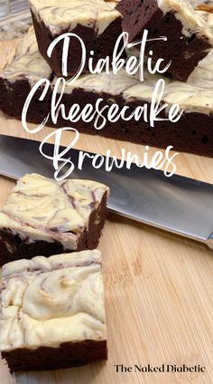 A simple easy-to-follow recipe for diabetic Sugar-Free Cheesecake Brownies. Baking With Splenda, Desserts For Diabetics Easy, Easy Sugar Free Desserts For Diabetics, Dietetic Recipes, Diabete Recipes For Dessert, Vsg Meals, Desserts For Diabetics, Sugar Free Baking Recipes