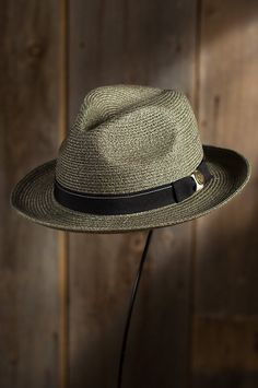 Sometimes dressing sharp is just a matter of the right hat. And few hats are as right as the Gilles Crushable Fedora. It's made of sisal ribbon straw, which means lightweight comfort for warm weather, and it's crushable, so it holds its shape even when you pack it. For town adventures or beach weekends, this A-crown fedora sports a 3 ½” crown, a wide 2 ¼” brim, and 1” grosgrain band. A soft cotton sweatband keeps this fine fedora snug and comfy. Imported. Outdoor Curved Brim Fedora In Toquilla Straw, Woven Toquilla Straw Fedora With Short Brim, Toquilla Straw Fedora With Short Brim For Outdoor, Adjustable Flat Bill Straw Hat For Outdoors, Adjustable Flat Bill Straw Hat For Outdoor, Outdoor Toquilla Straw Fedora With Curved Brim, Straw Fedora With Curved Brim, Brimmed Fedora For Kentucky Derby, Brimmed Fedora For Kentucky Derby And Outdoor Events