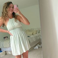 Bought For A Country Concert But Never Wore. Brand New! Very Soft Fabric. Halter Cocktail Dress, Halter Top Dresses, Black Halter Dress, Maxi Gown Dress, Country Concert, Flowing Dresses, Backless Mini Dress, Black Gown, Dress Spaghetti