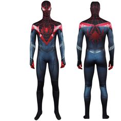 Spiderman 2 Black Jumpsuit Costume 3XL Black Stretch Cosplay Costume For Costume Party, Fitted Bodysuit For Costume Party And Cosplay, Fitted Bodysuit For Cosplay Events And Costume Parties, Black Stretch Cosplay Costume, Fitted Bodysuit For Costume At Cosplay Events, Fitted Bodysuit For Cosplay Events, Fitted Themed Cosplay Costume For Comic-con, Themed Fitted Cosplay Costume For Comic-con, Fitted Black Cosplay Costume For Themed Events